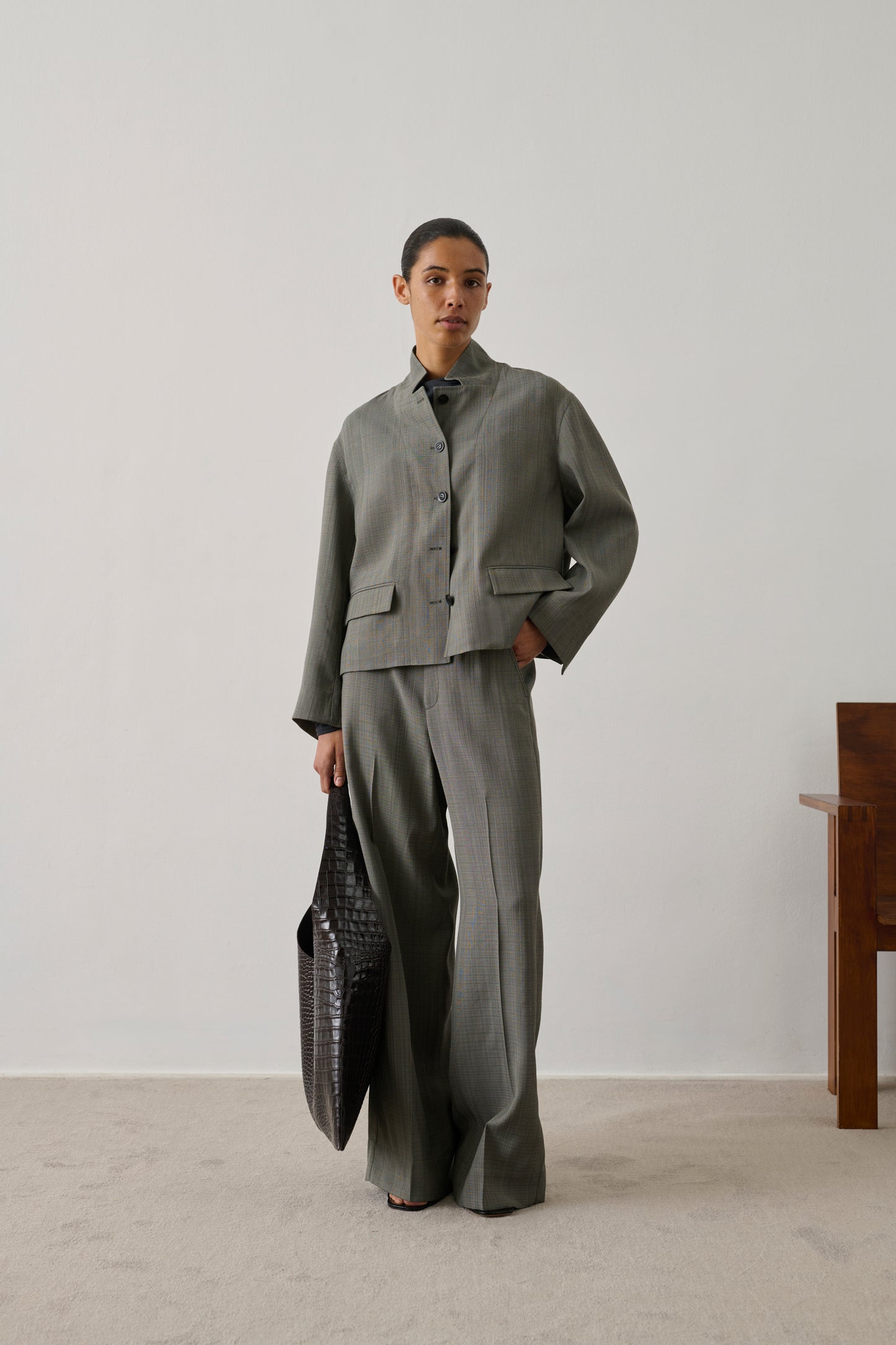 Pantalon Hippolyte - Gris - Femme