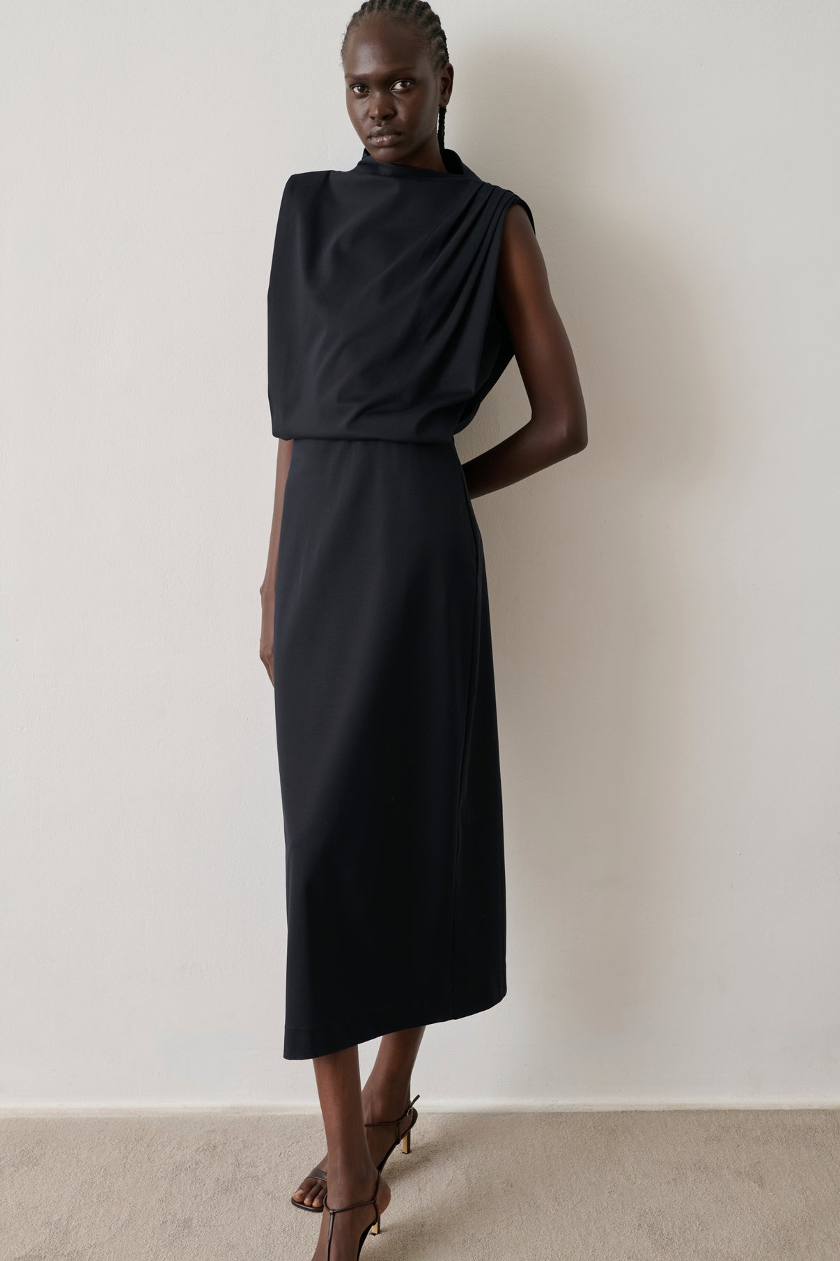 Robe Gemma - Noir - Coton - Femme vue 1