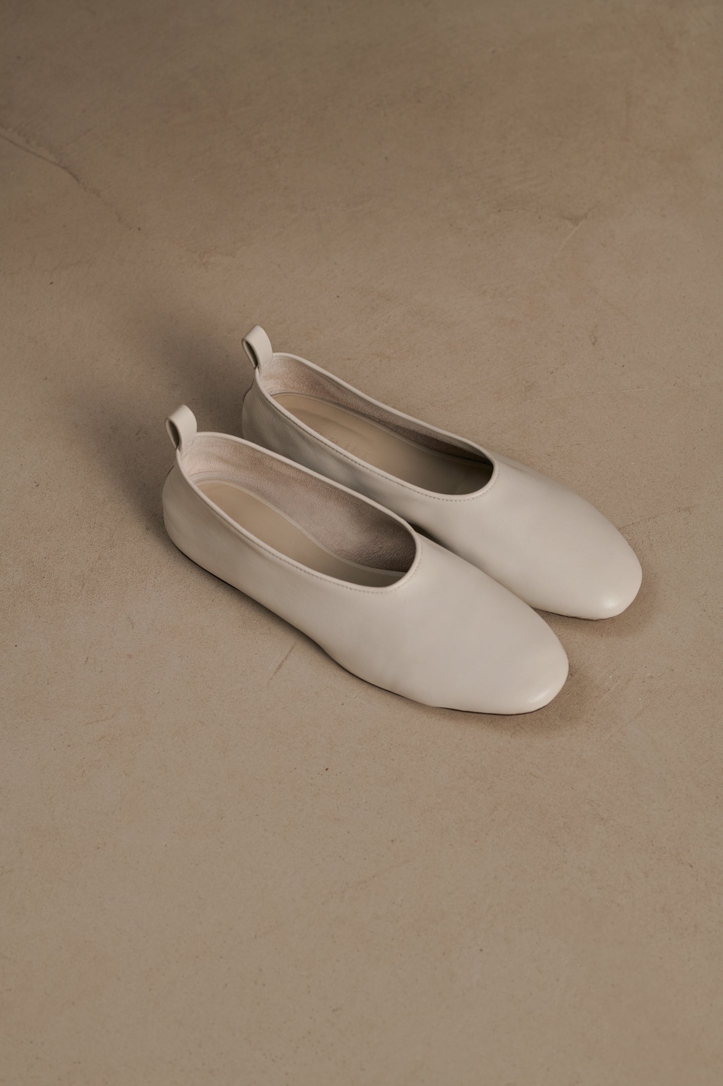 Ballerines Bala - Gris Clair - Cuir - Femme