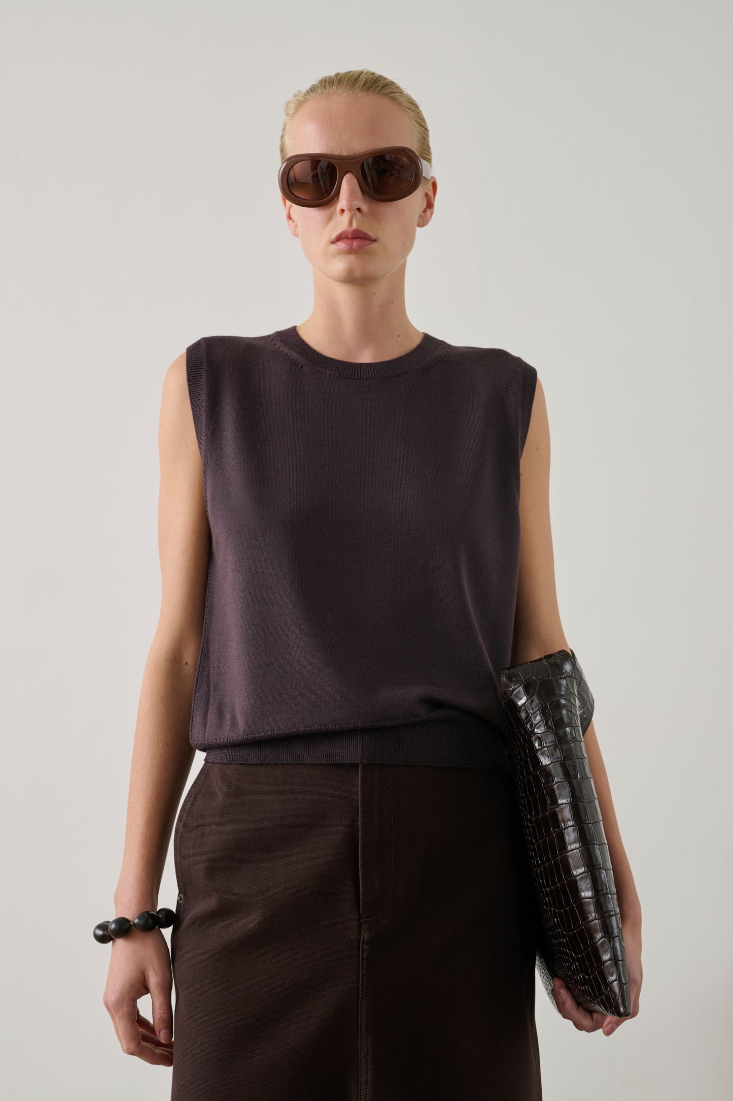 Pull Fargo - Figue - Laine mérinos - Femme