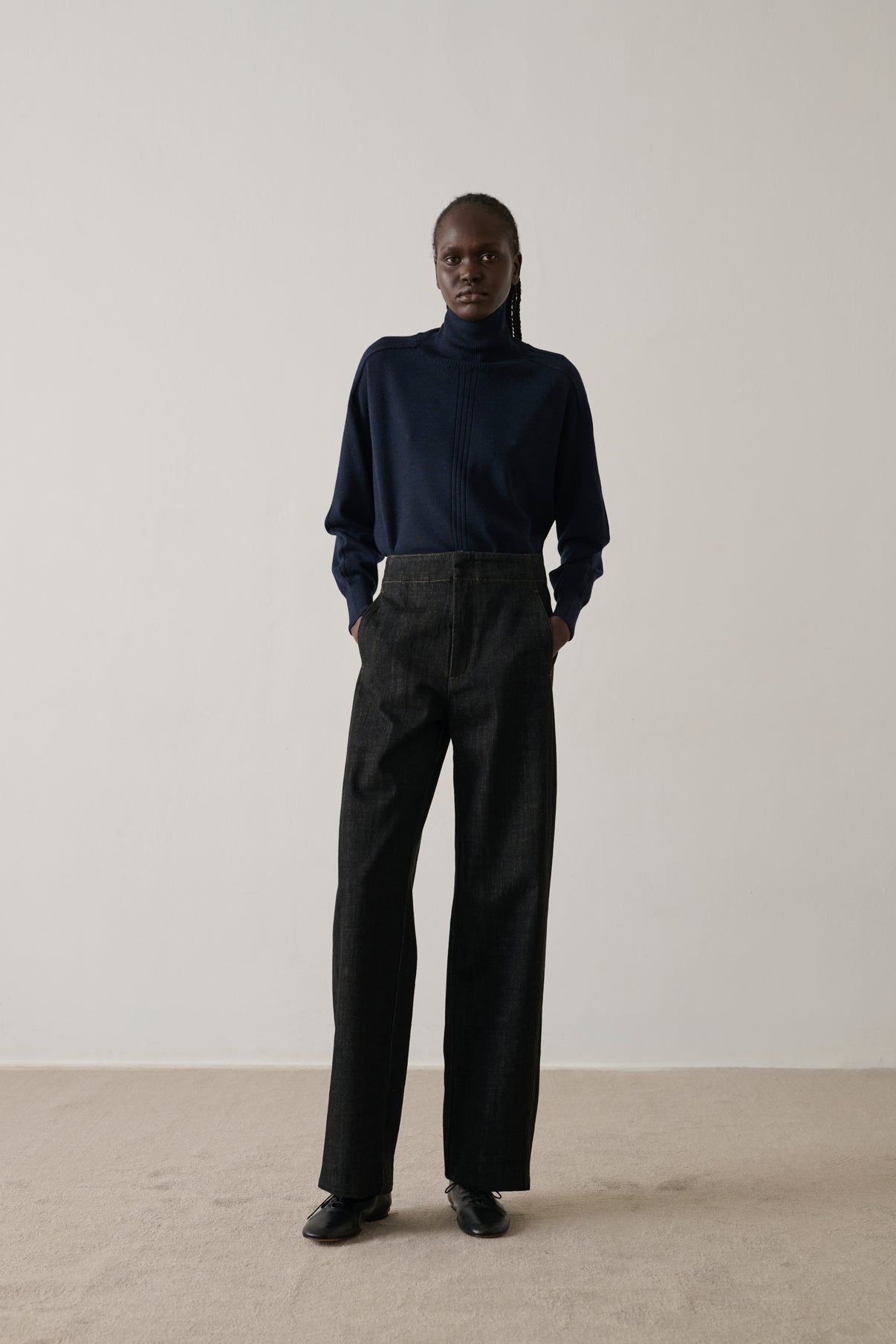 Pull Nord - Navy - Laine - Femme vue 5