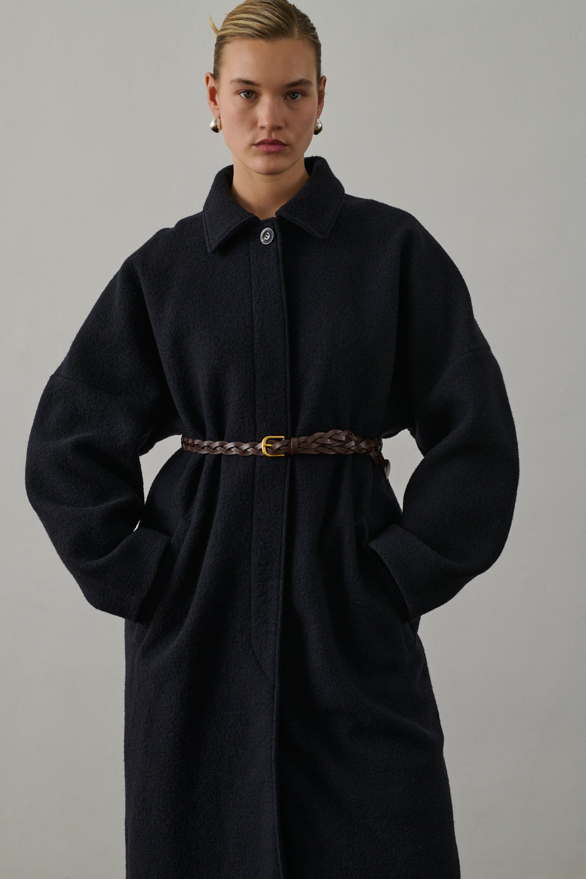 Manteau Franklin - Navy - Laine - Femme vue 7